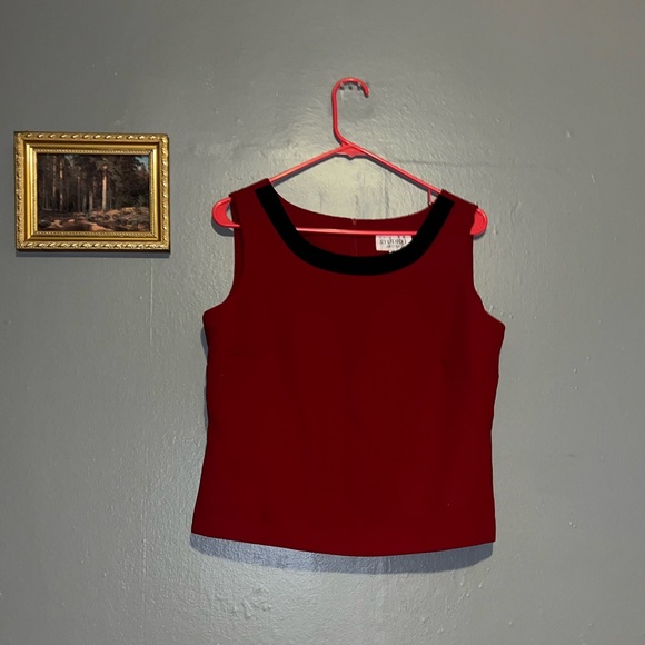 Studio I Petite Formal Short Sleeve Top - Picture 1 of 2